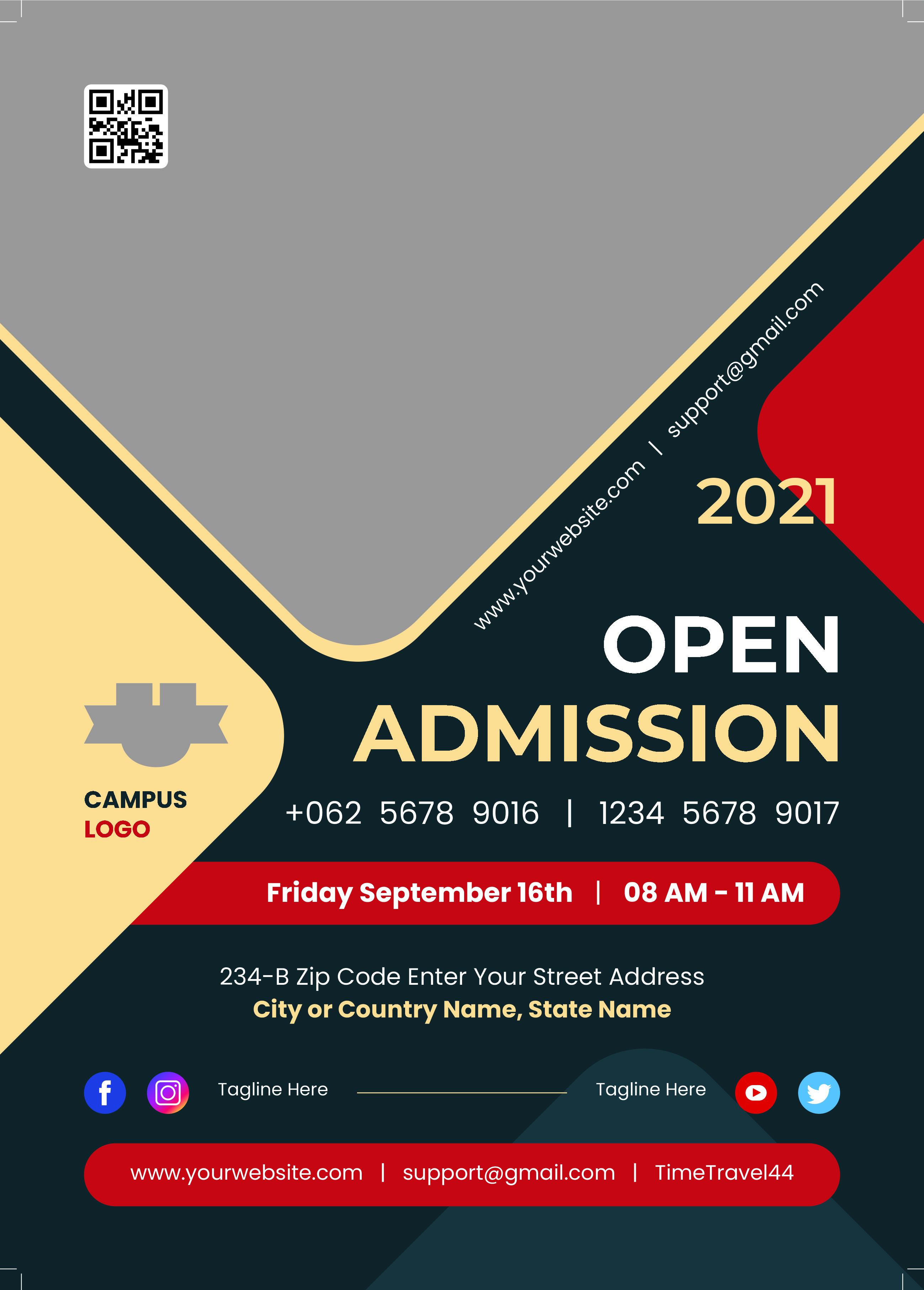 School admision Flyer 2